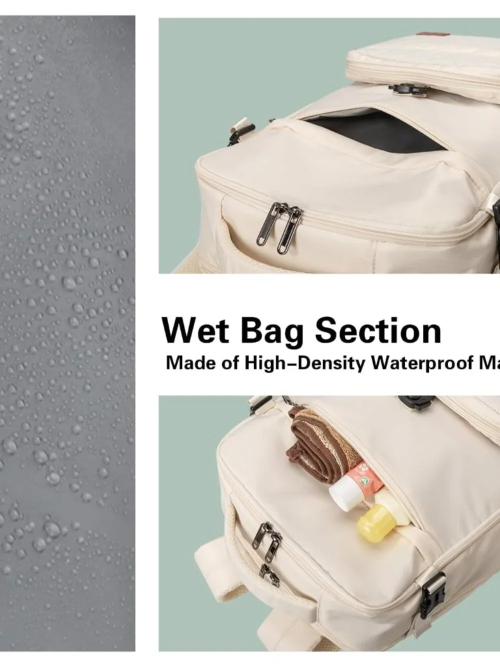 40L Waterproof Travel Backpack for Men & Women, Airline Approved Carry on Laptop_4
